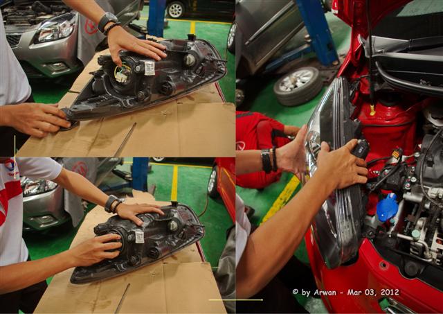 tips n tricks kia all new picanto - cara mengganti lampu senja - 03 maret 2012